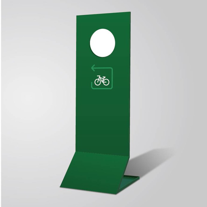 Wayfinding | Signage | Sign | Design 简洁导视牌单车停车牌