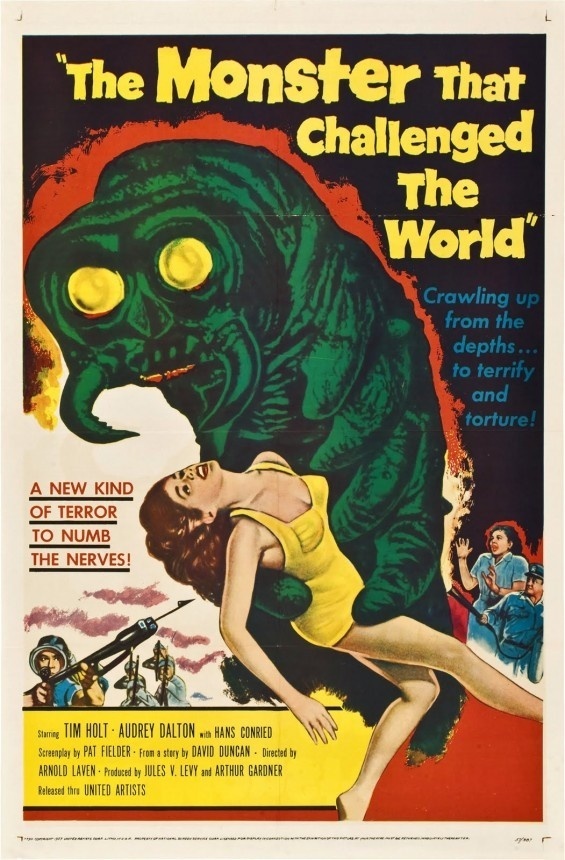 monster_that_challenged_the_world_poster_01 565x860 #movie #retro #poster