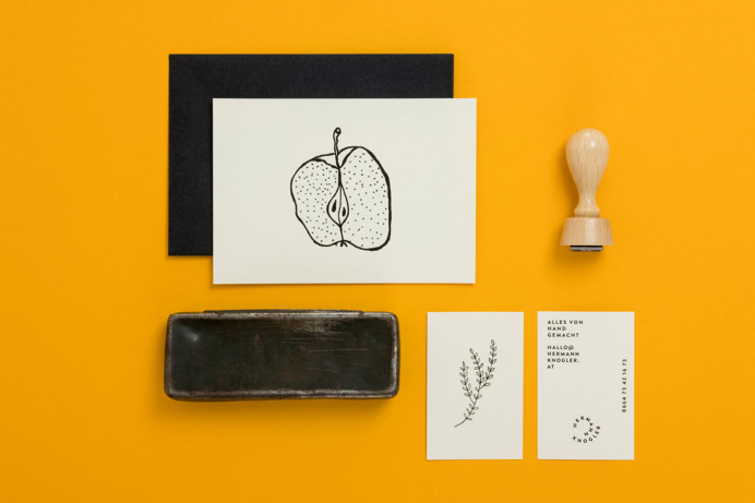 Brand Identity for Alles Von Hand Gemacht by Zunder "Hermann Knogler believes in the art of hand-crafting. He is a tinkerer and handicraft