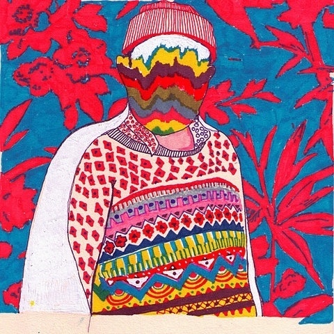 FFFFOUND! | ホテル つぶれ屋 #abstract #illustration #drake #sweater