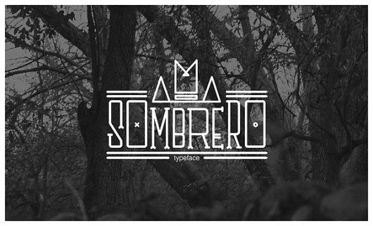 Sombrero on the Behance Network #typography