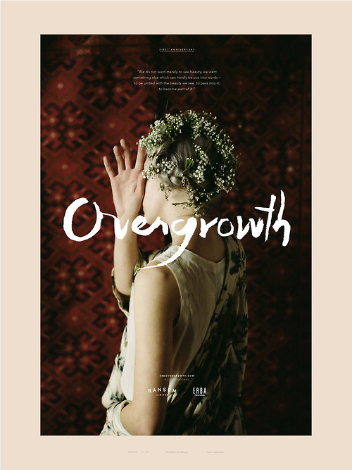 Yo ! Head over to overgrowth.bigcartel.com, buy yourself a print by Parker Fitzgerald Himself and you will get yourself one of these 18 x 24 #design #overgrowth #floral #portrait #minimal #poster #aztec #type #typography