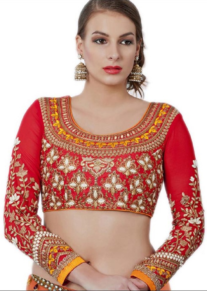 full sleeve blouse design