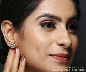 Tops / Studs - gold diamond polki kundan meena jadau jewellery