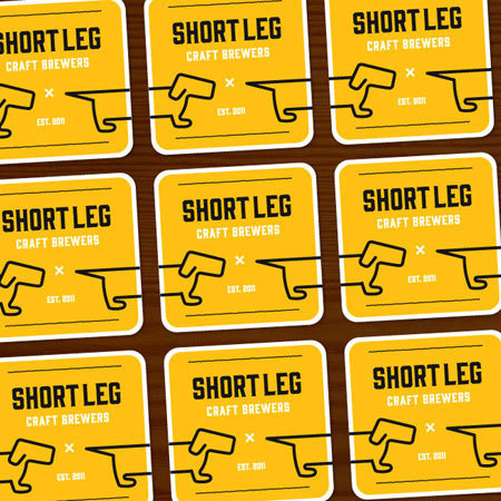 Short Leg Coaster #beer #coaster