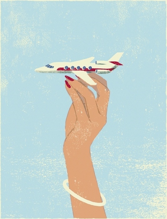 Tatsuro Kiuchi #illustration #plane #japan