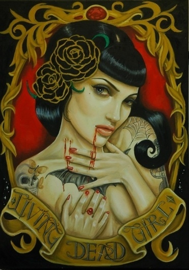 Tattoo Paintings by Lisa McIntyre | Cuded #mcintyre #tattoo #lisa #paintings