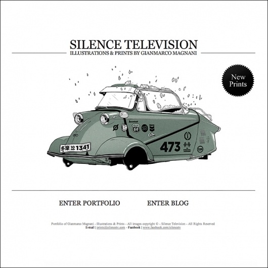 Silence Television - Blog #illustration #design #tv #silence
