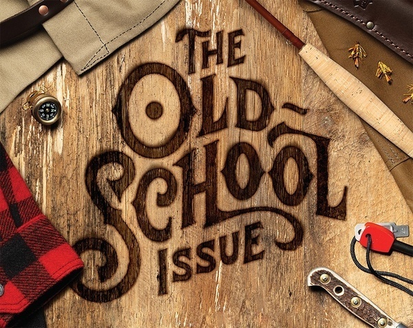 The Old School Issue #technique #lettering #design #graphic #craftsmanship #quality #typography