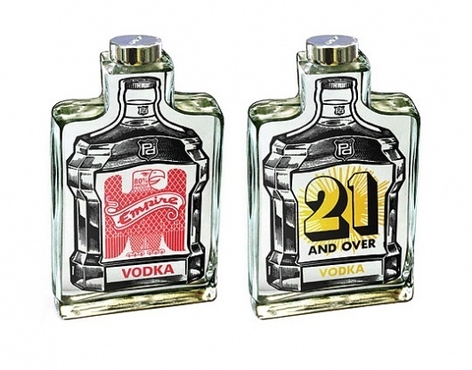 Brand X Liquor : Lovely Package . Curating the very best packaging design. #alcoho #packaging #design #liquor #illustration #typography