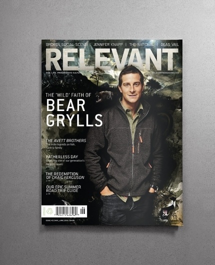 Amy Duty – Graphic Design - bear-grylls #grylls #print #cover #relevant #bear #magazine