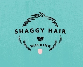 Shaggy Hair Dog Logo by makeliketova, via Flickr #logo