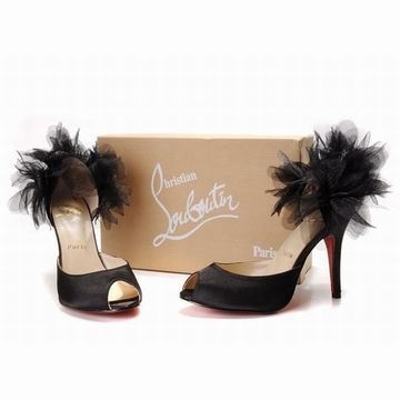Christian Louboutin Bow Toes 140mm Sandals Black #fashion