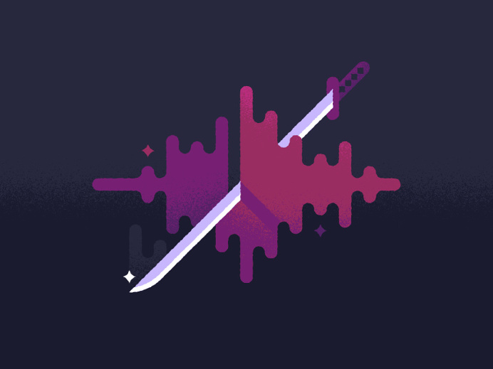 sound illustration wave