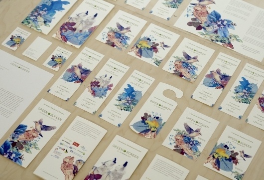 corporate design, nature filmfest #collage #nature