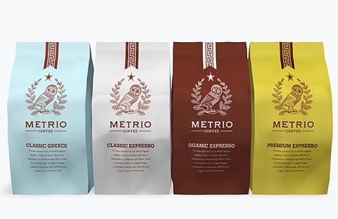 FFFFOUND! | Metrio Coffee - TheDieline.com: Package Design #packaging #package