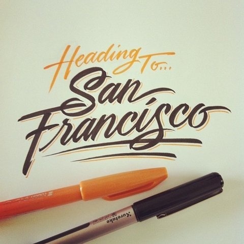 Type / Photo by matthewtapia xe2x80xa2 Instagram xe2x80x94 Designspiration #handwritten #typography
