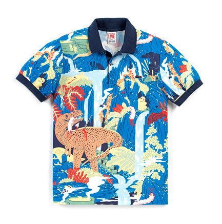 Lacoste L!ve | Micah Lidberg on Behance #live #lacoste #pattern #apparel #shirt #illustration