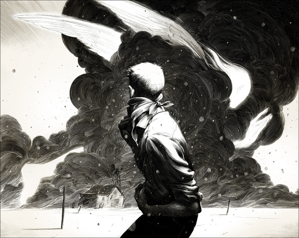 Nicolas Delort. Detailed black and white... Supersonic Electronic Art #ink