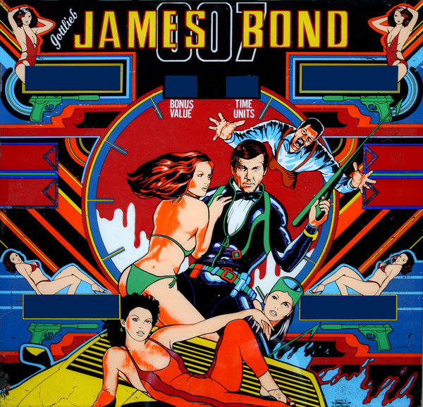 Illustrated 007 The Art of James Bond: James Bond Pinball Machine #machine #ball #bond #pin #james #illustration