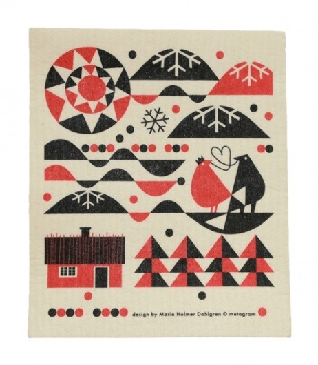 Maria Dahlgren Dish Towels | For Me, For You #modern #dahlgren #retro #inspired #maria #mid #ilustration #century #collage