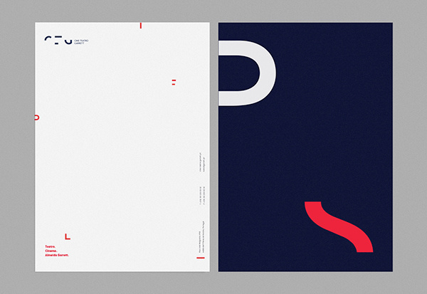 Cine-Teatro Garrett on Behance #branding #festival #pã³voa #varzim #design #maan #de #garrett #porto #almeida