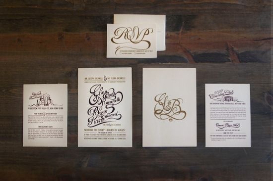 Gina & Bryan's wedding invites #wedding #sript #invitations #illustration #drawn #invites #type #hand
