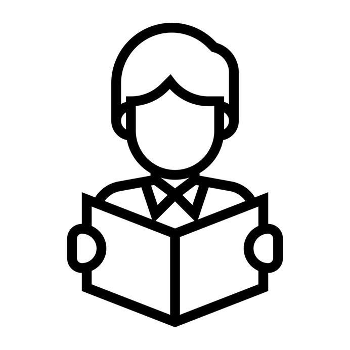 See more icon inspiration related to student, book, child, studying, study, learning, education, reading, library and people on Flaticon.