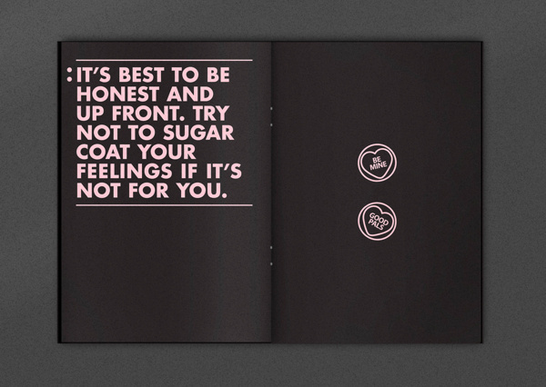 Re: Bittersweet Valentine's Day #valentines #copywriting #pink #hate #one #booklet #colour #love