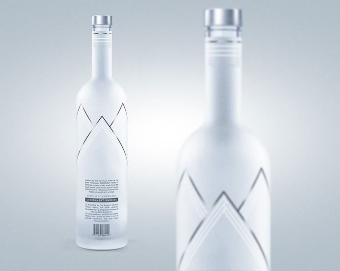 Danish vodka Nixon Bui in 3D - Mindsparkle Mag Inspired by the mountain tribes of the great Himalayas, Nixon Bui Vodka is premium organic vodka made from the finest grains and purest gracial water. With a touch of Himalayan minerals, this Vodka is smooth with an edge. #logo #packaging #identity #branding #design #color #photography #graphic #design #gallery #blog #project #mindsparkle #mag #beautiful #portfolio #designer