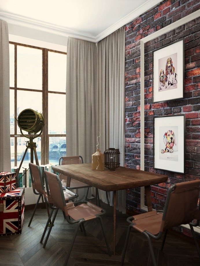 London Sky - studio apartment #interior #london #design #studio #apartment