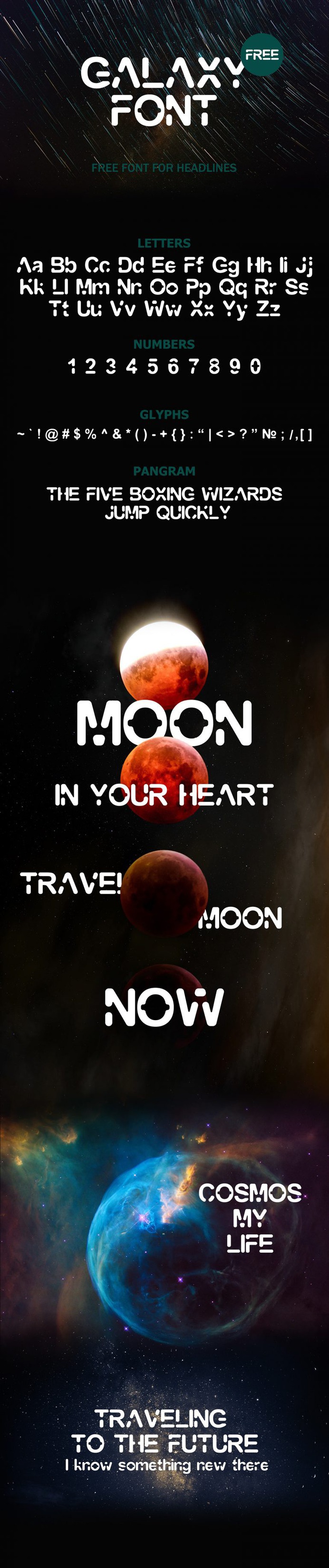 Galaxy Font (update)