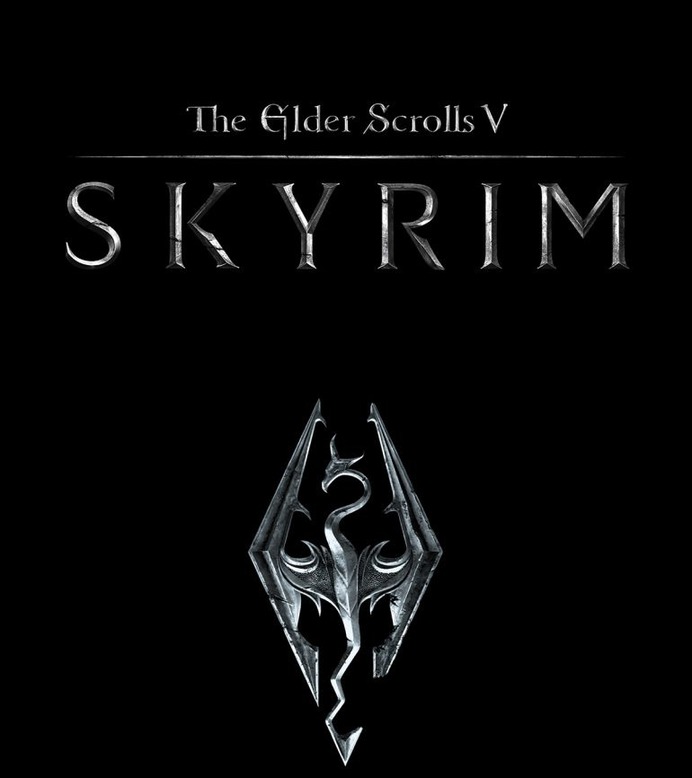Skyrim Logo Identity / Dragon Symbol