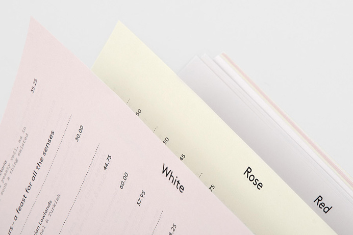 Wine list