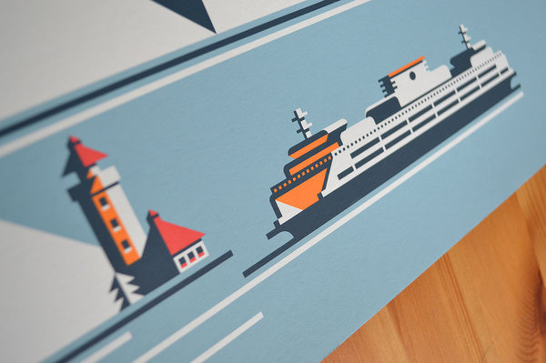 ferry rick murphy 2 #travel #poster