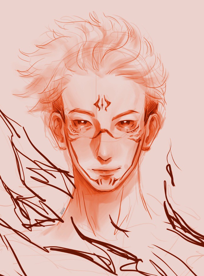 Sukuna from jjk by 0Nana7