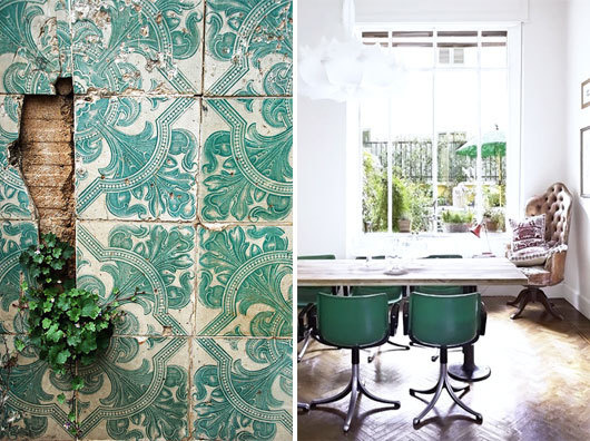 green dining chairs #interior #design #decor #deco #decoration