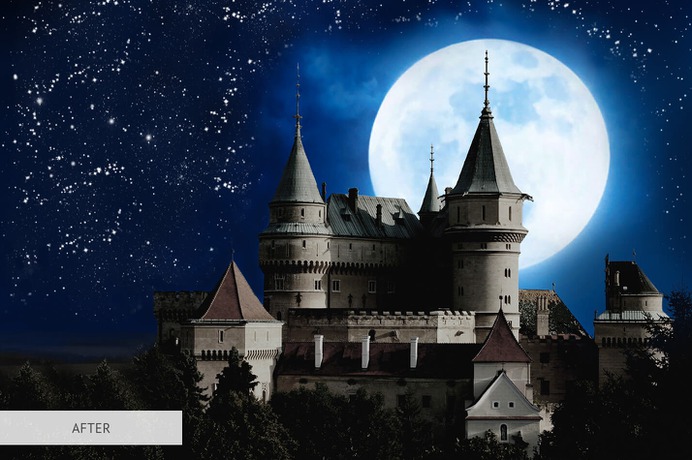 Night Sky Overlay Photoshop|Photoshop Night Sky Overlays – Pro Bundle