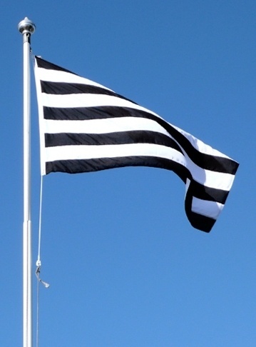 Research and Development #lines #white #flag #black #identity #and