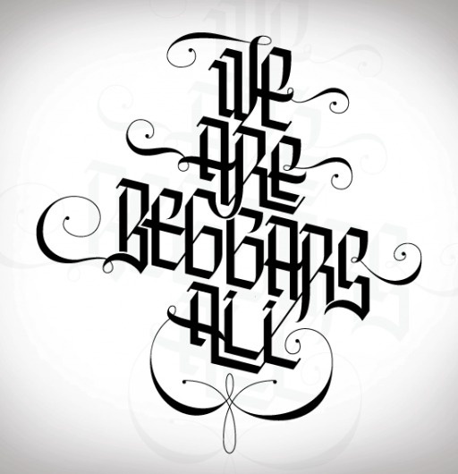 CUSTOM LETTERS, BEST OF 2010, DAY 1 — LetterCult #type #lettercult #lettering
