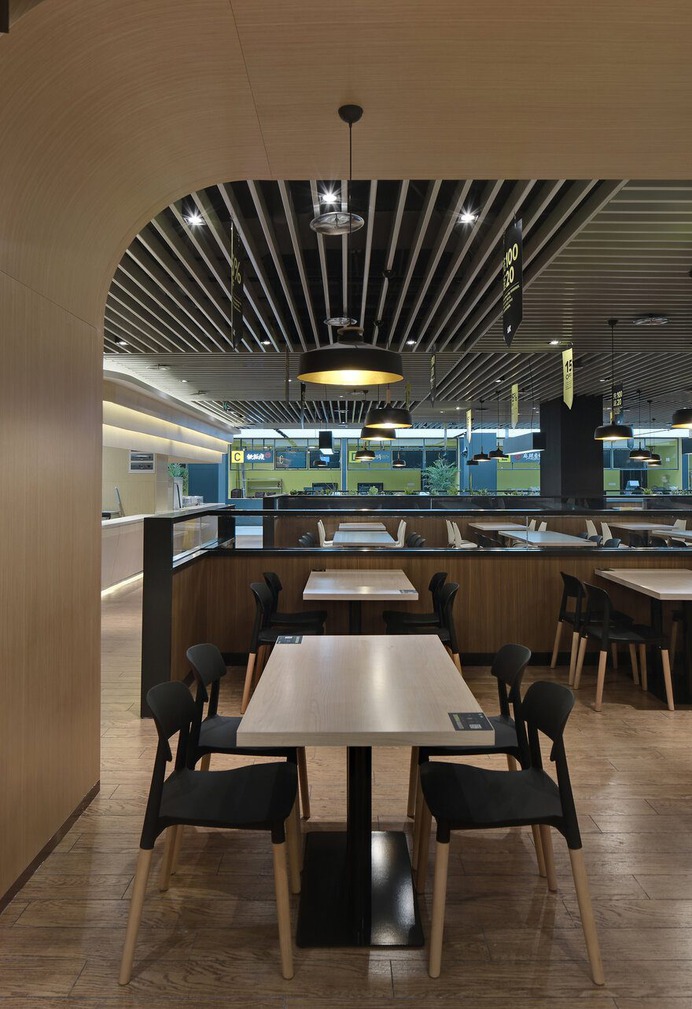 Innovative Office Cafeteria / Sanshangshan Decoration Design