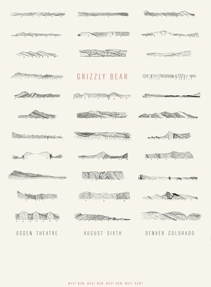 Grizzly Bear Poster Design by The Frontispiece