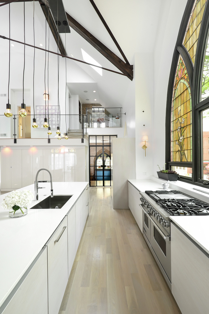 Church converted into a spacious family house