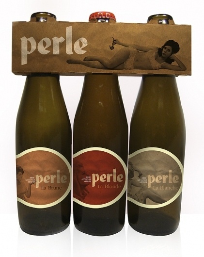 La Perle on the Behance Network #packaging #beer