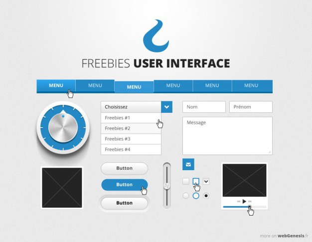 Blue navigation menu psd material Free Psd. See more inspiration related to Menu, Blue, Text, Video, Radio, Ui, Drop, Buttons, Form, Psd, Material, Navigation, Video player, Ui kit, Checkbox, Player, Down, Horizontal, Kit, Knob, Input, Sliders, Radio buttons, Text input and Drop down on Freepik.