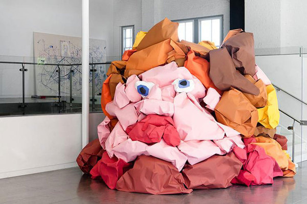jose lerma and hector madera paper busts designboom #character #hctor #& #lerma #art #paper #madera #jos