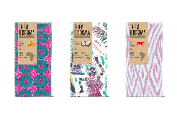 THEO & BROMA on Behance #pattern #packaging #trade #chocolate #fair