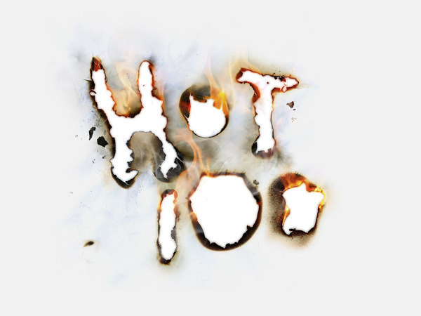 Craig Ward #burnt #design #hot #scrotched #typography