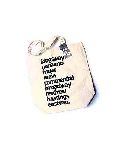 Welcome to Eastvan - enjoy your stay. #shopping #design #graphic #eastvan #bag #organic #typography