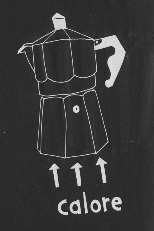 Moka #illustration #drawing #italy #moka #coffee #kitchen